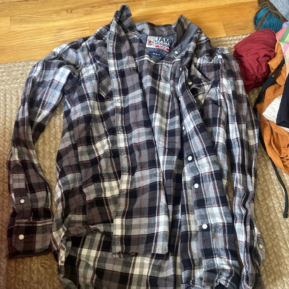 black flannel X-Large